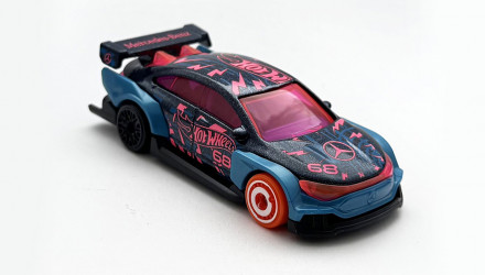 Машинка Базовая Hot Wheels Mercedes-Benz CLA HW HW Euro 1:64 JJH63 Blue - Retromagaz, image 4