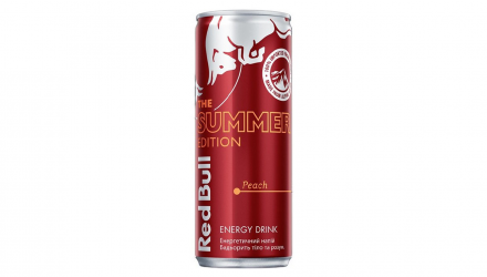 Напиток Энергетический Red Bull Summer Edition Peach 250ml - Retromagaz, image 1