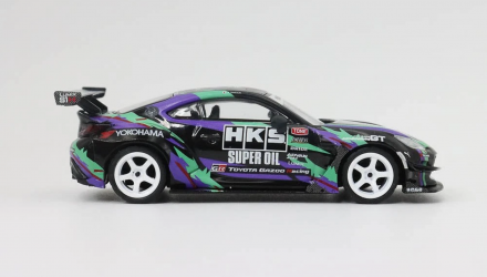 Машинка Premium MINI GT Toyota GR86 HKS TYPE R 2022 Tokyo Auto Salon 1:64 MGT01005 Blue - Retromagaz, image 3