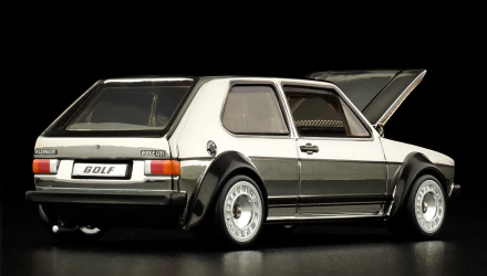Машинка Premium Hot Wheels 1976 Volkswagen Golf MK1 GTI Red Line Club RLC 1:64 JCP07 Grey - Retromagaz, image 6