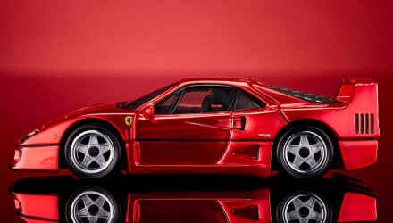 Машинка Premium Hot Wheels Ferrari F40 Red Line Club RLC 1:64 JJY72 Red - Retromagaz, image 3