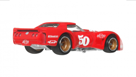 Машинка Premium Hot Wheels '76 Greenwood Corvette Vintage Racing Club 1:64 JKF24 Red - Retromagaz, image 2