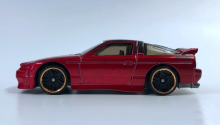 Машинка Базова Hot Wheels '96 Nissan 180SX Type X Workshop 1:64 CFH13 Dark Red - Retromagaz, image 4