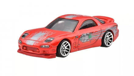 Тематическая Машинка Hot Wheels Mazda RX-7 / Honda S2K / RX-8 / Porsche Cayman / VW Jetta MK3 / Dodge Charger / Chevy Fleetline Fast & Furious 1:64 HVX27 Red 10шт - Retromagaz, image 1