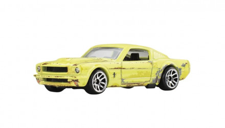 Тематична Машинка Hot Wheels '65 Mustang 2+2 Fastback Vintage 1:64 JKY31 Yellow - Retromagaz, image 1