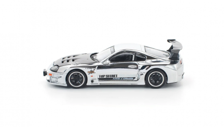Машинка Premium POP Race Top Secret GT300 Toyota Supra 1:64 PR640325 Silver - Retromagaz, image 4