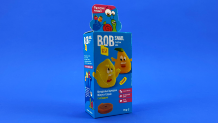Набір Набір Bob Snail Натуральні Фруктові Цукерки Яблуко-Груша та Іграшка 20g 16шт - Retromagaz, image 3