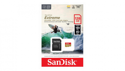 Карта Пам'яті SanDisk Extreme UHS-I Pro U3 V30 A2 + SD Adapter 128GB - Retromagaz, image 4
