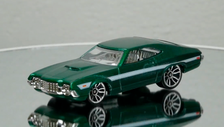 Машинка Базовая Hot Wheels 5шт '61 Impala / Ford GT-40 / Gran Torino  / Lancer Evolution / Nissan 350Z Fast & Furious 1:64 GTN40 Green - Retromagaz, image 4