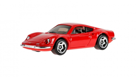 Машинка Базова Hot Wheels DINO 206 GT Ferrari 1:64 JJH56 Red - Retromagaz, image 1