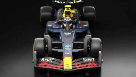 Машинка Premium Hot Wheels Oracle Red Bull Racing - RB20 (#11) Formula One Collection 1:64 JBM19 Blue - Retromagaz, image 4
