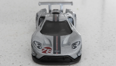 Машинка Базовая Hot Wheels 2016 Ford GT Race Borla Speed Graphics 1:64 GRY40 Metallic Silver - Retromagaz, image 5