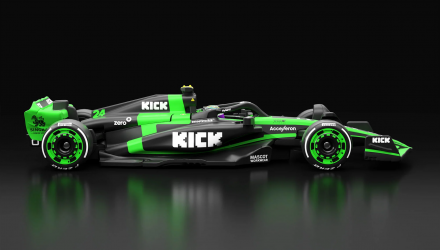 Машинка Premium Hot Wheels KICK Sauber F1 Team (#24) Formula One Collection 1:64 JBM23 Green - Retromagaz, image 3