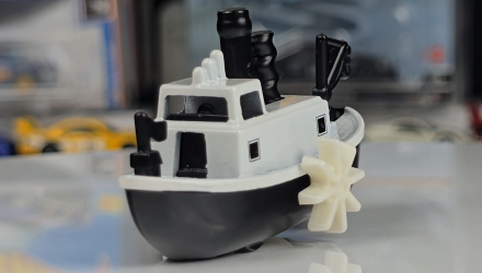 Машинка Базова Hot Wheels Disney Steamboat Mickey Mouse EV 1:64 HYY98 White - Retromagaz, image 1
