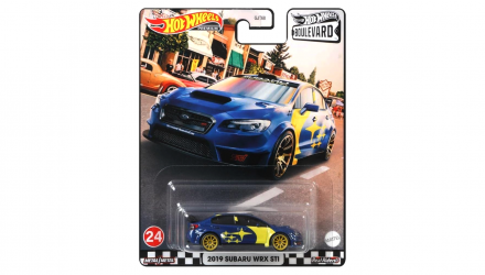 Машинка Premium Hot Wheels 2019 Subaru WRX STI Boulevard 1:64 GRL97 Blue - Retromagaz, image 1