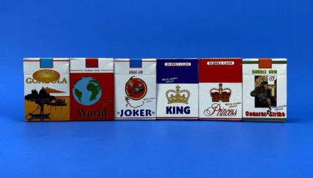 Набір Жувальна Гумка 18шт Joker Bubble Gum Cigarettes 35g - Retromagaz, image 1