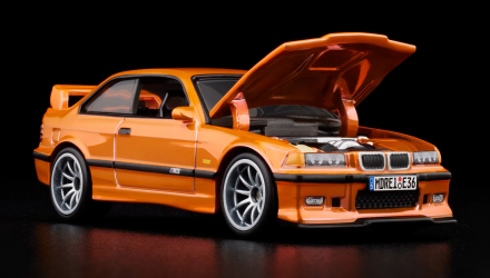 Машинка Premium Hot Wheels 1995 BMW M3 LTW Red Line Club RLC 1:64 JCP08 Orange - Retromagaz, image 7