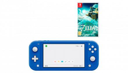 Консоль Nintendo Switch Lite 32GB Blue Новый + Игра The Legend of Zelda: Tears of the Kingdom Русская Озвучка - Retromagaz, image 1
