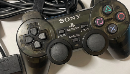 Геймпад Дротовий Sony PlayStation 2 SCPH-10010 DualShock 2 Прозорий Clear Black Б/У - Retromagaz, image 3