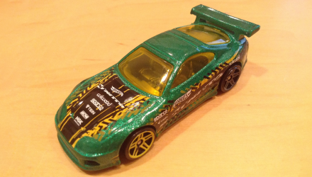 Машинка Базовая Hot Wheels Toyota Supra Speed Graphics 1:64 DHR73 Green - Retromagaz, image 2