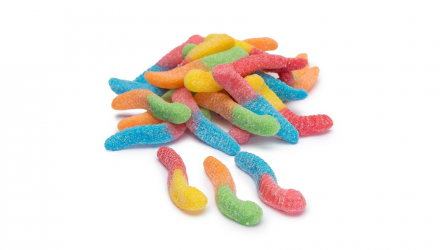 Конфеты Жевательные Trolli Sour Glowworms Кислые Светлячки 150g - Retromagaz, image 3