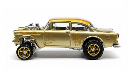 Машинка Premium Hot Wheels '55 Chevy Bel Air Gasser Thrill Climbers 1:64 JKF27 Gold - Retromagaz, image 3