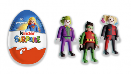 Набір Шоколадне Яйце 4шт Kinder Surprise DC x Playmobil 20g - Retromagaz, image 5