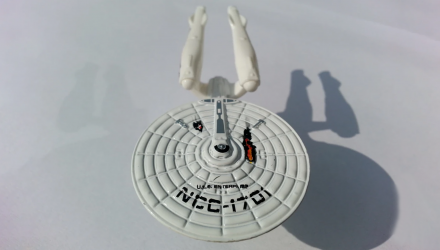 Машинка Базовая Hot Wheels Star Trek U.S.S. Enterprise NCC-1701 Imagination 1:64 X1965 White - Retromagaz, image 4