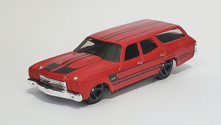 Машинка Базова Hot Wheels '70 Chevelle SS Wagon Wagons 1:64 HCX23 Red - Retromagaz, image 2