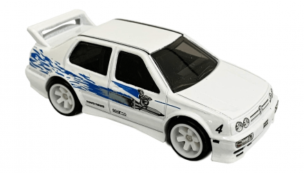 Машинка Premium Hot Wheels Volkswagen Jetta MK3 / '70 Dodge Charger R/T / Toyota Supra / Carry On Fast & Furious Diorama 1:64 GMH41 White 4шт - Retromagaz, image 1