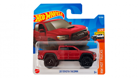 Машинка Базовая Hot Wheels '20 Toyota Tacoma Hot Trucks 1:64 HCX56 Red - Retromagaz, image 1