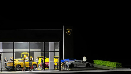 Диорама G-Fans Lamborghini Display Center 1:64 710034 Black - Retromagaz, image 3
