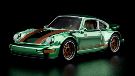 Машинка Premium Hot Wheels Porsche 964 Red Line Club RLC 1:64 HNL26 Green - Retromagaz, image 1