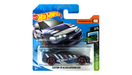 Машинка Базова Hot Wheels Custom '01 Acura Integra GSR Speed Blur 1:64 GHD33 Purple - Retromagaz, image 1