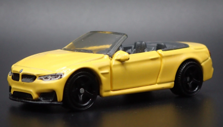 Тематическая Машинка Matchbox 2020 BMW M4 Cabriolet Moving Parts 1:64 JBW85 Yellow - Retromagaz, image 1