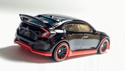 Машинка Базовая Hot Wheels 2018 Honda Civic Type R Honda 1:64 GHC09 Black - Retromagaz, image 3