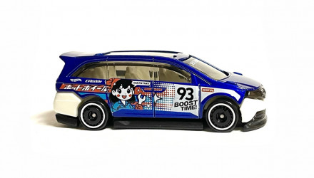 Машинка Базовая Hot Wheels Honda Odyssey HW J-Imports 1:64 JJJ99 Blue - Retromagaz, image 2