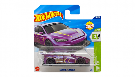 Машинка Базова Hot Wheels Seat Cupra e-Racer EV 1:64 HYW15 Purple - Retromagaz, image 1