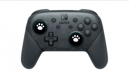 Накладки на Стіки 2шт RMC Cat Paw Nintendo Switch Wii Steam Deck Black - Retromagaz, image 1