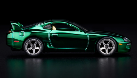 Машинка Premium Hot Wheels 1997 Toyota Supra Red Line Club RLC 1:64 JCP14 Green - Retromagaz, image 4