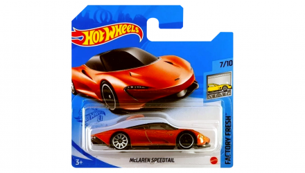 Машинка Базовая Hot Wheels McLaren Speedtail Factory Fresh 1:64 GRY30 Orange - Retromagaz, image 1