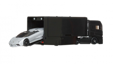 Машинка Premium 2шт Hot Wheels Lamborghini Reventón Roadster / Flipsider Hauler Team Transport 1:64 JBM31 Grey - Retromagaz, image 1