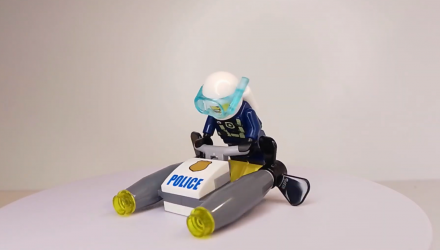 Конструктор Lego Police Diver with Underwater Scooter City 952208 cty1477 Новый - Retromagaz, image 1