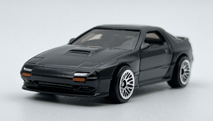 Машинка Базова Hot Wheels '89 Mazda Savanna RX-7 FC3S The `80S 1:64 HKJ62 Black - Retromagaz, image 2