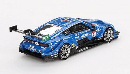 Машинка Premium MINI GT Nissan Nissan Z GT500 #1 MARELLI IMPUL Z Team Impul 2023 Super GT 1:64 MGT00849-BL Blue - Retromagaz, image 2