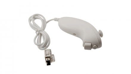 Контролер Дротовий Nintendo Wii Nunchuk RVL-004 White Б/У Нормальний - Retromagaz, image 1