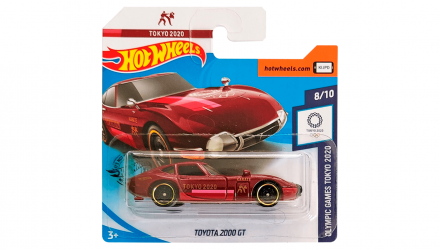 Машинка Базова Hot Wheels Toyota 2000GT Olympic Games Tokyo 2020 1:64 GHC98 Red - Retromagaz, image 1