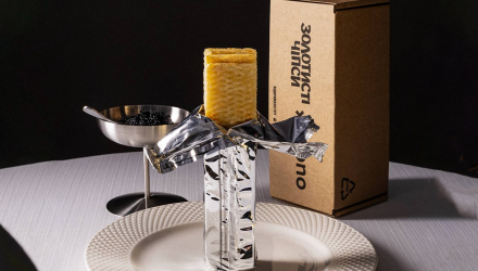 Набор Чипсы 4шт Золотистые x mono со Вкусом Черной Икры 165g - Retromagaz, image 2