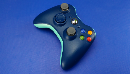 Геймпад Беспроводной Microsoft Xbox 360 Blue Б/У - Retromagaz, image 3