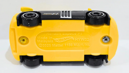 Машинка Базова Hot Wheels Renault Espace F1 Modified 1:64 HYW32 Yellow - Retromagaz, image 5